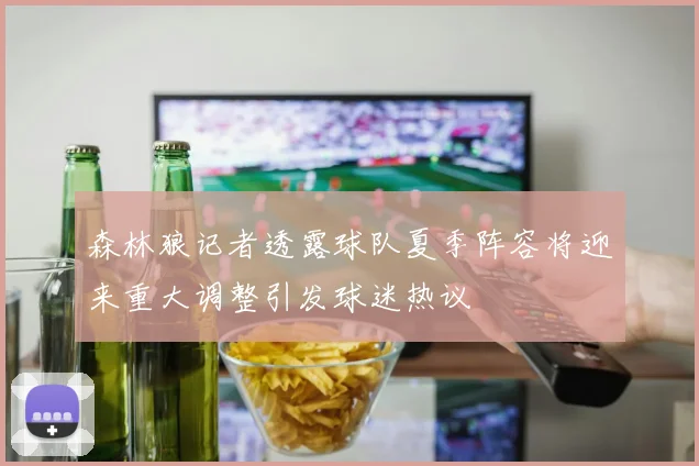 森林狼记者透露球队夏季阵容将迎来重大调整引发球迷热议